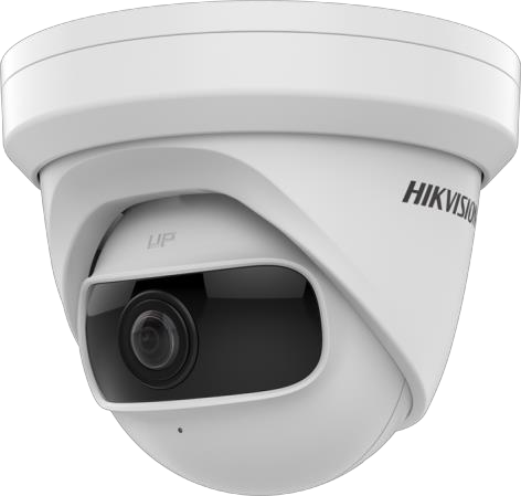 HIKVISION DS-2CD2345G0P-I 4 MP IR Fixed Turret Network Camera Wide angle